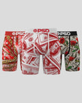 3 Pack - Red Luxury